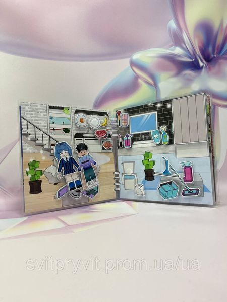 Альбом на липучках Roblox "Брукхевен" 2915155575 фото